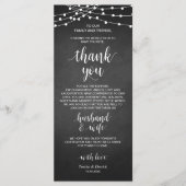 De rustige lichten van het Koord, Plaats die Dank Programmakaart (Voorkant)