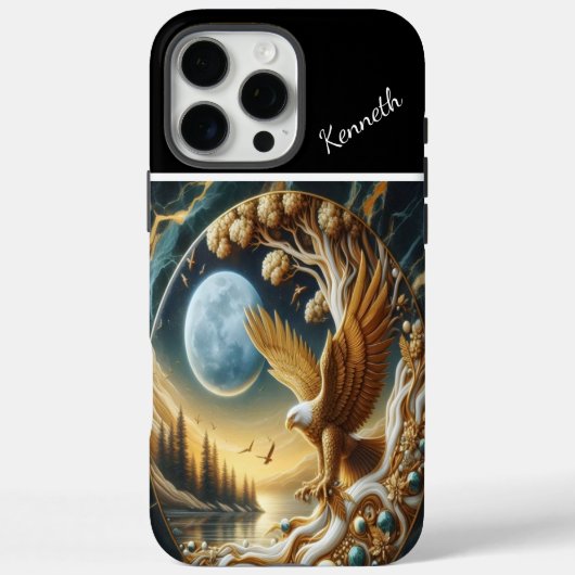 De rustige oceaan van de Eagle Warrior Case-Mate iPhone Case (Achterkant)