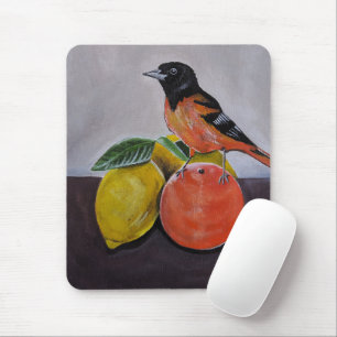 De rustige pose van de Oriole geschilderd door Alf Muismat