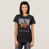 De rustige pose van de Oriole geschilderd door Alf T-shirt (Voorkant volledig)