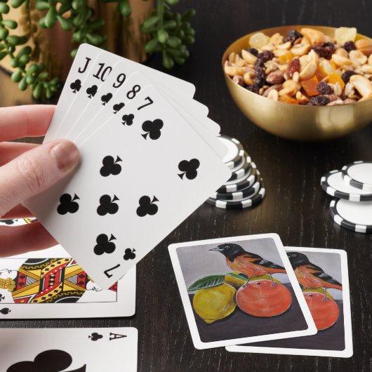 De rustige pose van de Oriole Schilderij door Alfr Pokerkaarten (Insitu)
