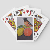 De rustige pose van de Oriole Schilderij door Alfr Pokerkaarten (Achterkant)