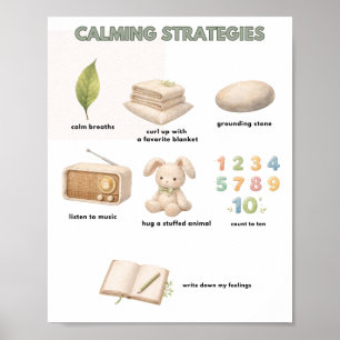 De Rustige Tuin Kalmerende Strategieën Poster
