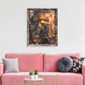 De rustplaats canvas afdruk (Insitu (Woonkamer))