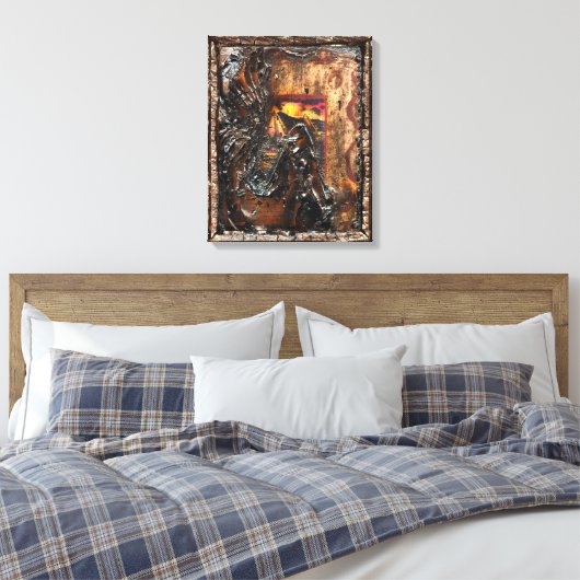 De rustplaats canvas afdruk (Insitu (Slaapkamer))