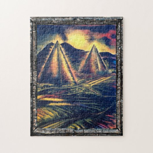 De rustplaats legpuzzel (Verticaal)