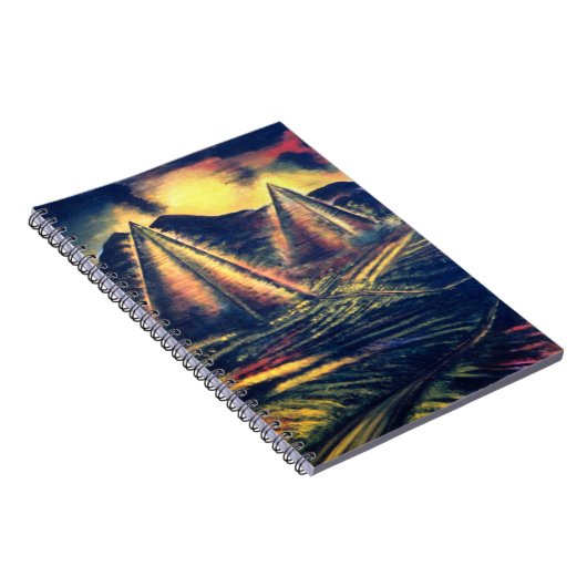 De rustplaats, piramiden notitieboek (Rechterzijde)