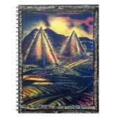 De rustplaats, piramiden notitieboek (Voorkant)