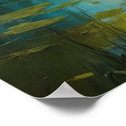 De rustplaats van het houten schip poster (Hoek)