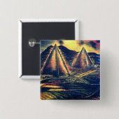 De rustplaats vierkante button 5,1 cm (Voorkant /achterkant)