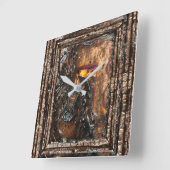 De rustplaats vierkante klok (Hoek)