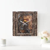 De rustplaats vierkante klok (Huis)