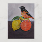 De rustpositie van de Oriole Schilderij van Alfred Briefkaart (Voorkant)