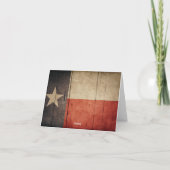 De ruwe Houten Vlag van Texas Kaart (Achterkant)