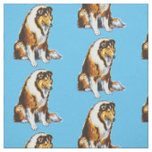 De ruwe stof van de Collie (Swatch)