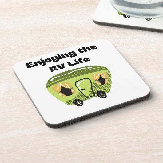 De RV-levensduur genieten van een Bier Onderzetter (Linkerzijde)