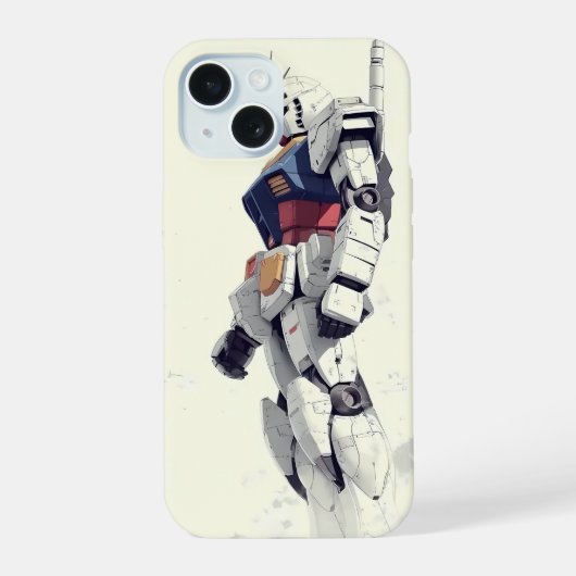 De RX-78-2 Gundam iPhone 15 Case (Achterkant)