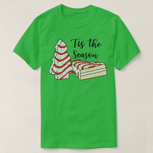 De saaie kerstboom is de kerstmanke van het seizoe t-shirt (Design voorkant)