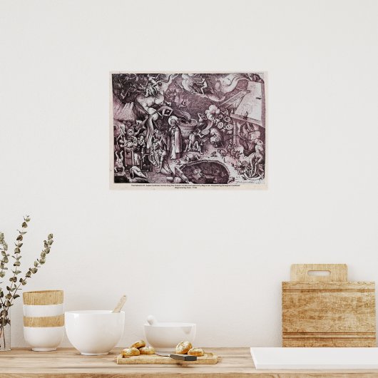 De Sabbat - St James en de Magiciër Poster (Keuken)