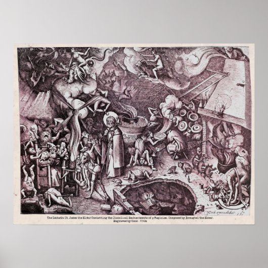 De Sabbat - St James en de Magiciër Poster (Voorkant)
