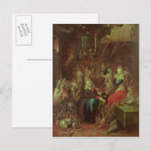 De Sabbat van de Witches, 1606 Briefkaart (Voorkant / Achterkant)