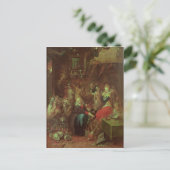 De Sabbat van de Witches, 1606 Briefkaart (Staand voorkant)