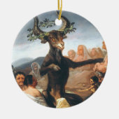 De Sabbat van heksen Francisco Goya Keramisch Ornament (Voorkant)