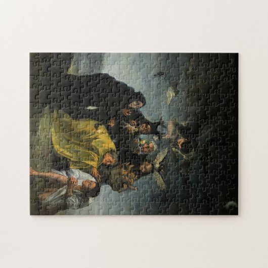 De Sabbat van heksen Francisco Goya Legpuzzel (Horizontaal)