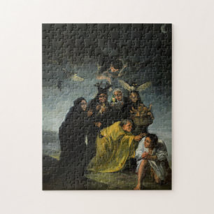 De Sabbat van heksen Francisco Goya Legpuzzel