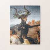 De Sabbat van heksen Francisco Goya Legpuzzel (Verticaal)