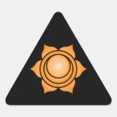 De Sacral Chakra Sticker (Voorkant)
