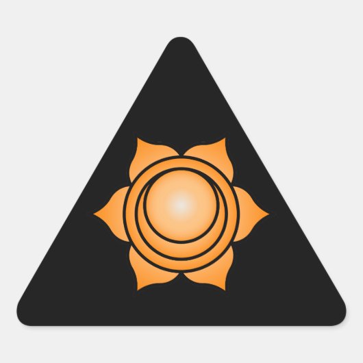 De Sacral Chakra Sticker (Voorkant)