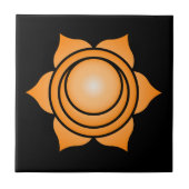 De Sacral Chakra Tegeltje (Voorkant)
