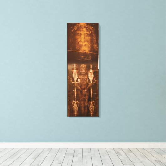 DE SACRED SHROUD OF TURIN CANVAS AFDRUK (Insitu (Houten vloer))