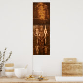 DE SACRED SHROUD OF TURIN POSTER (Keuken)