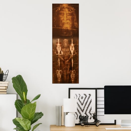 DE SACRED SHROUD OF TURIN POSTER (Thuiskantoor)