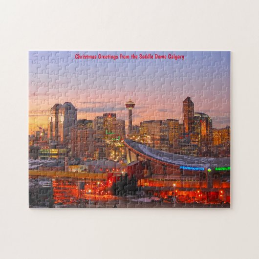 De Saddle Dome Calgary. Legpuzzel (Horizontaal)