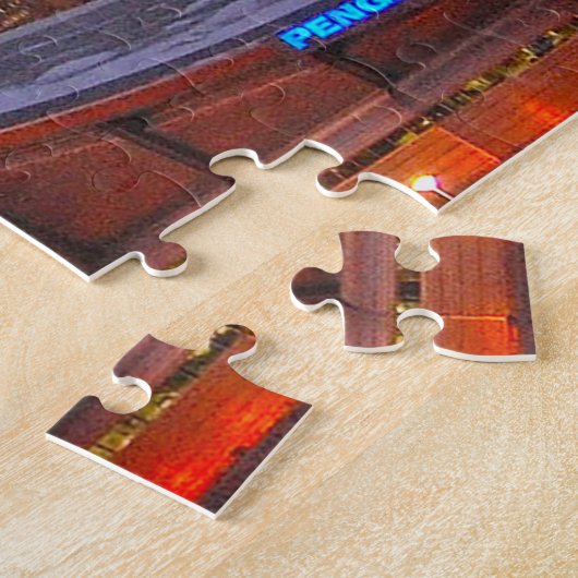 De Saddle Dome Calgary. Legpuzzel (Zijkant)
