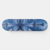 De saffier eed persoonlijk skateboard (Horizontaal)