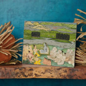 De sage Shuku Deva die koning Parikshit en een Fotoplaat (Zijkant)