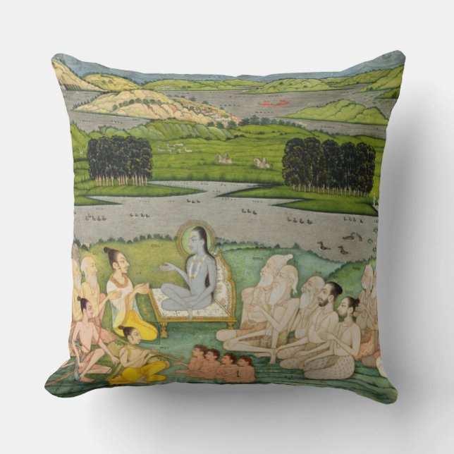 De sage Shuku Deva die koning Parikshit en een Kussen (Voorkant)