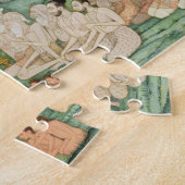 De sage Shuku Deva die koning Parikshit en een Legpuzzel (Zijkant)