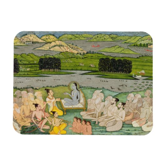 De sage Shuku Deva die koning Parikshit en een Magneet (Horizontaal)