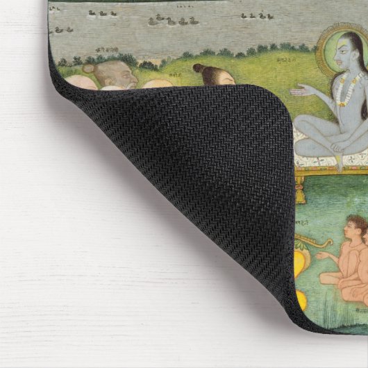 De sage Shuku Deva die koning Parikshit en een Muismat (Hoek)