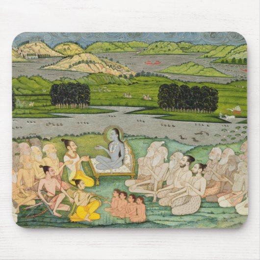 De sage Shuku Deva die koning Parikshit en een Muismat (Voorkant)