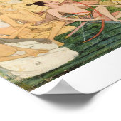 De sage Shuku Deva die koning Parikshit en een Poster (Hoek)