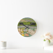 De sage Shuku Deva die koning Parikshit en een Ronde Klok (Huis)