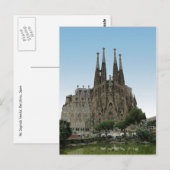 De Sagrada Familia, Barcelona, Spanje Briefkaart (Voorkant / Achterkant)