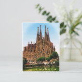 De Sagrada Familia, Barcelona, Spanje (gesticht) Briefkaart (Staand voorkant)