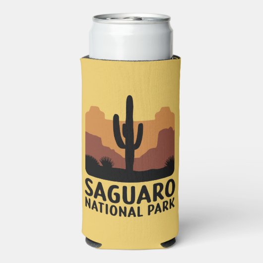 De Saguaro Cactus Seltzer Blikjeskoeler (Seltzer Achterkant)